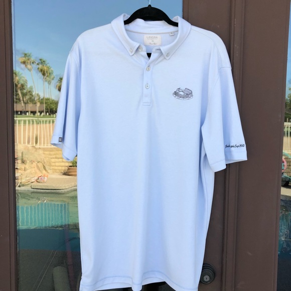 LINKSOUL Light Blue "Jack Murphy Stadium" Golf Polo XL - Picture 5 of 13